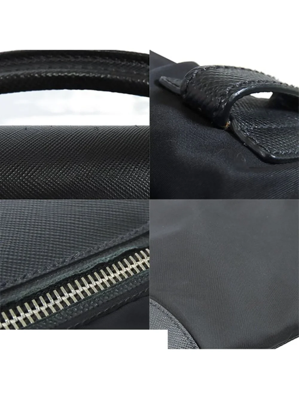 Prada Business Bag Black Nylon Leather